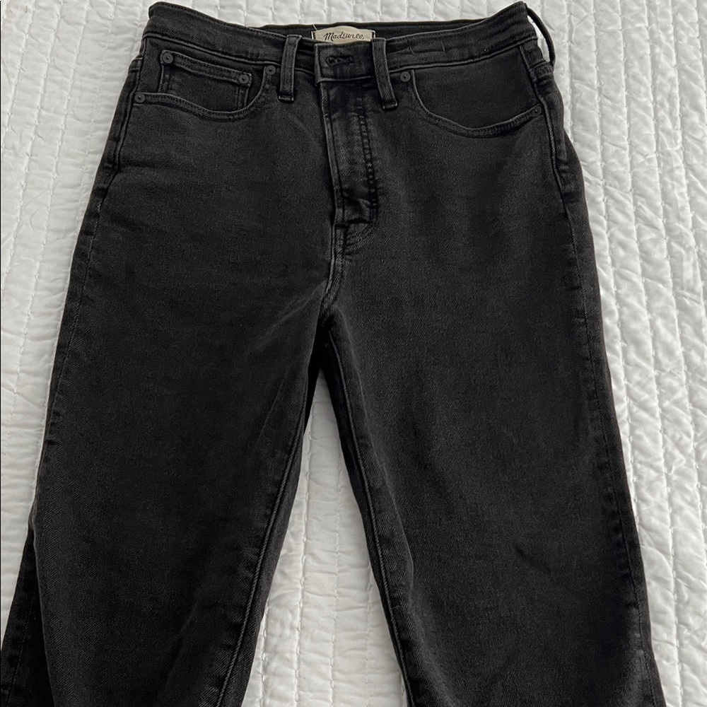 Madewell The Perfect vintage jean. Size 29. Black denim. Worn once!